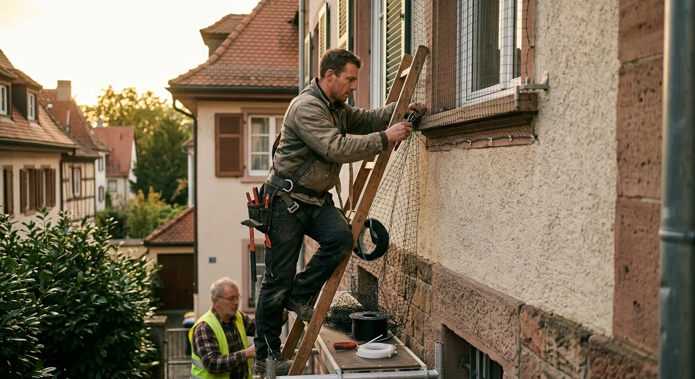 Professionelle Taubenkot-Reinigung und Desinfektion in Freiburg