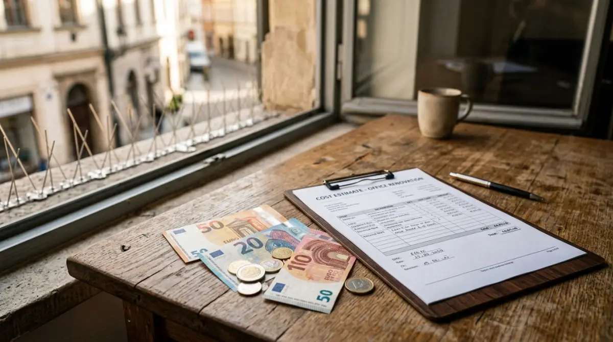 Taubenabwehr Kosten — Preise im Überblick